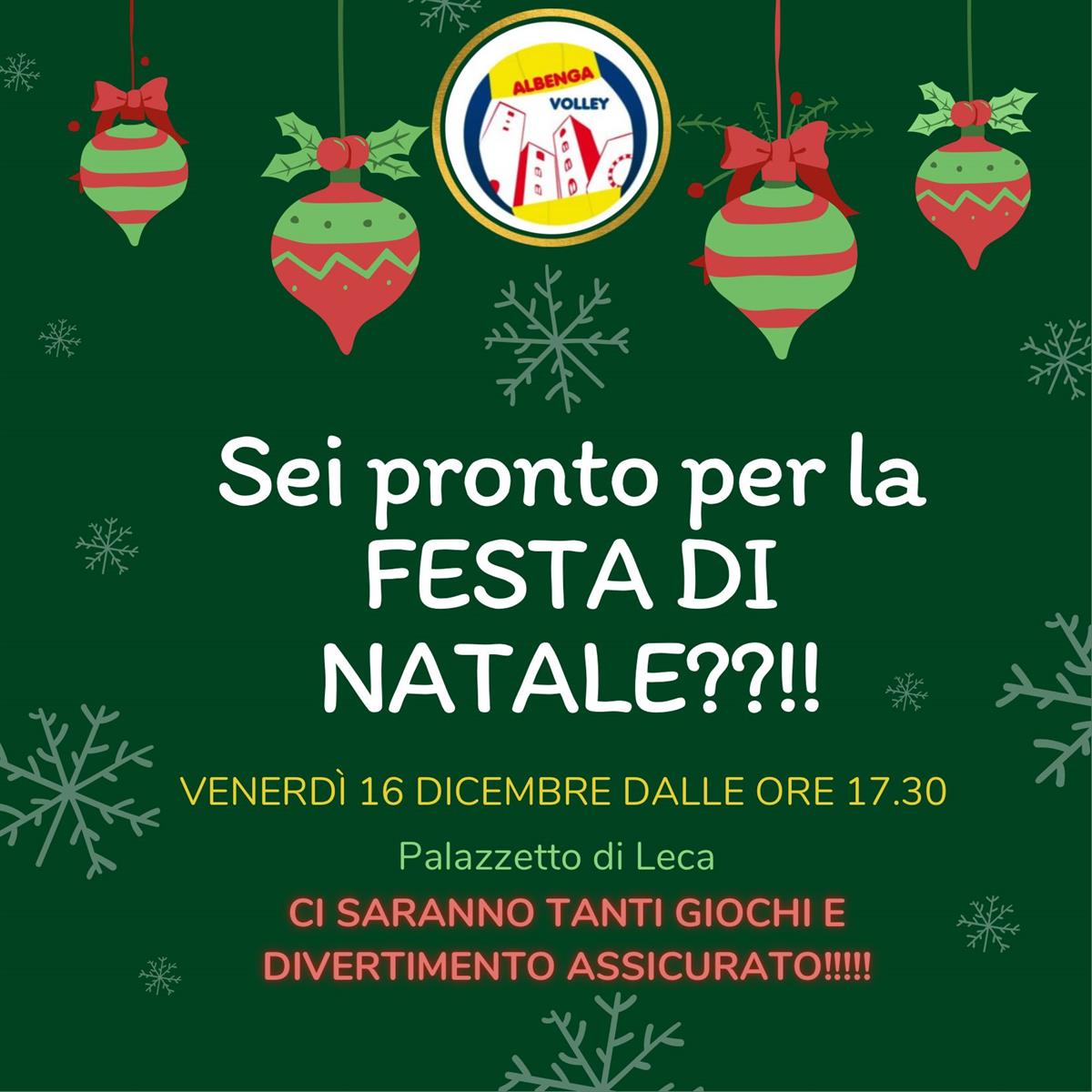 Festa di Natale per l'Albenga Volley!