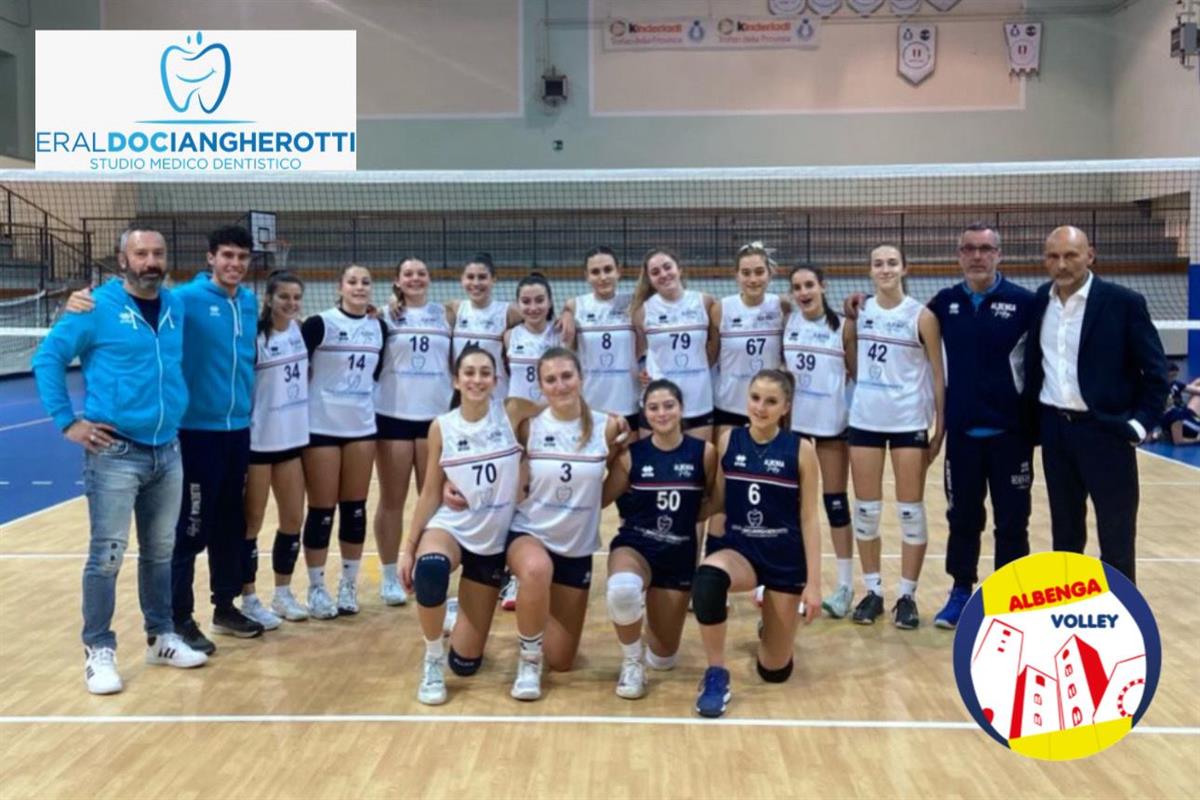 Under 18. Netta vittoria per lo Studio Ciangherotti Albenga: Quiliano Volley sconfitto 3 a 0 Under 18. Netta vittoria per lo Studio Ciangherotti Albenga: Quiliano Volley sconfitto 3 a 0