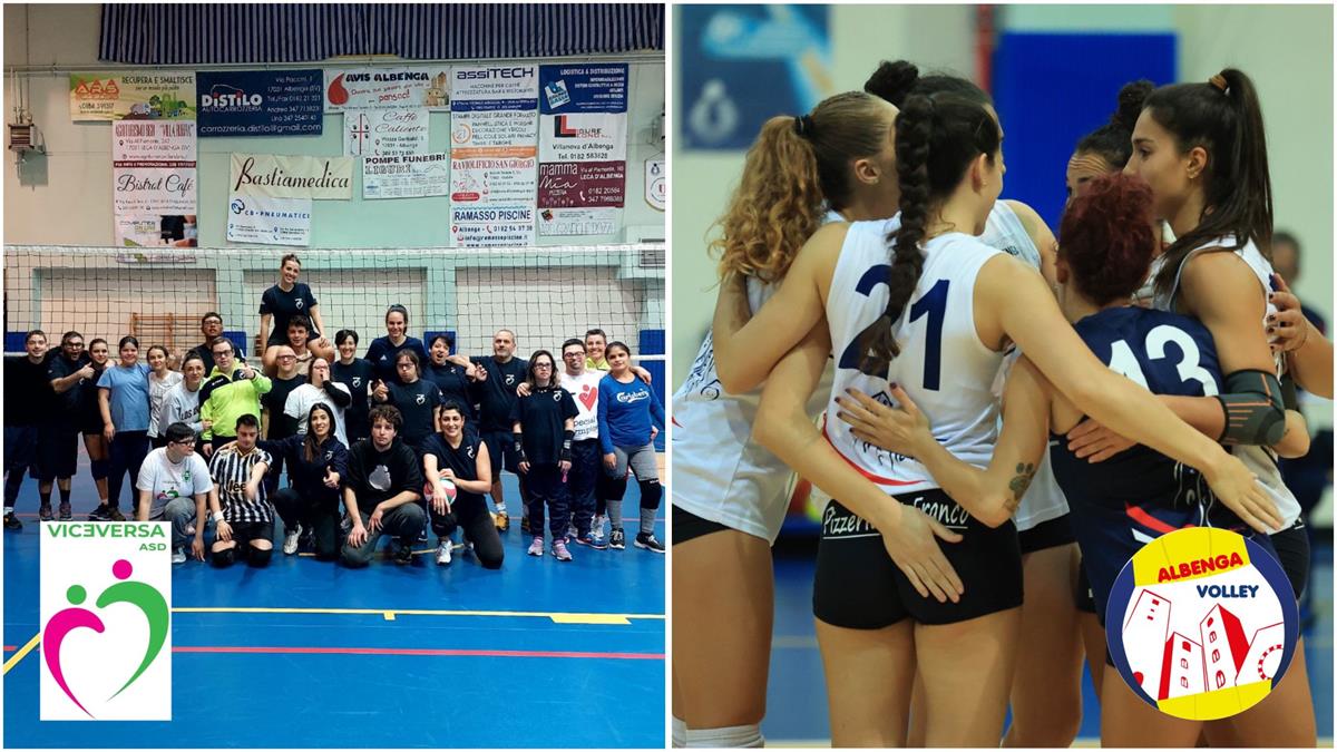 Albenga Volley all'insegna dell'inclusione: sabato allenamento congiunto con i Viceversa Albenga Volley all'insegna dell'inclusione: sabato allenamento congiunto con i Viceversa