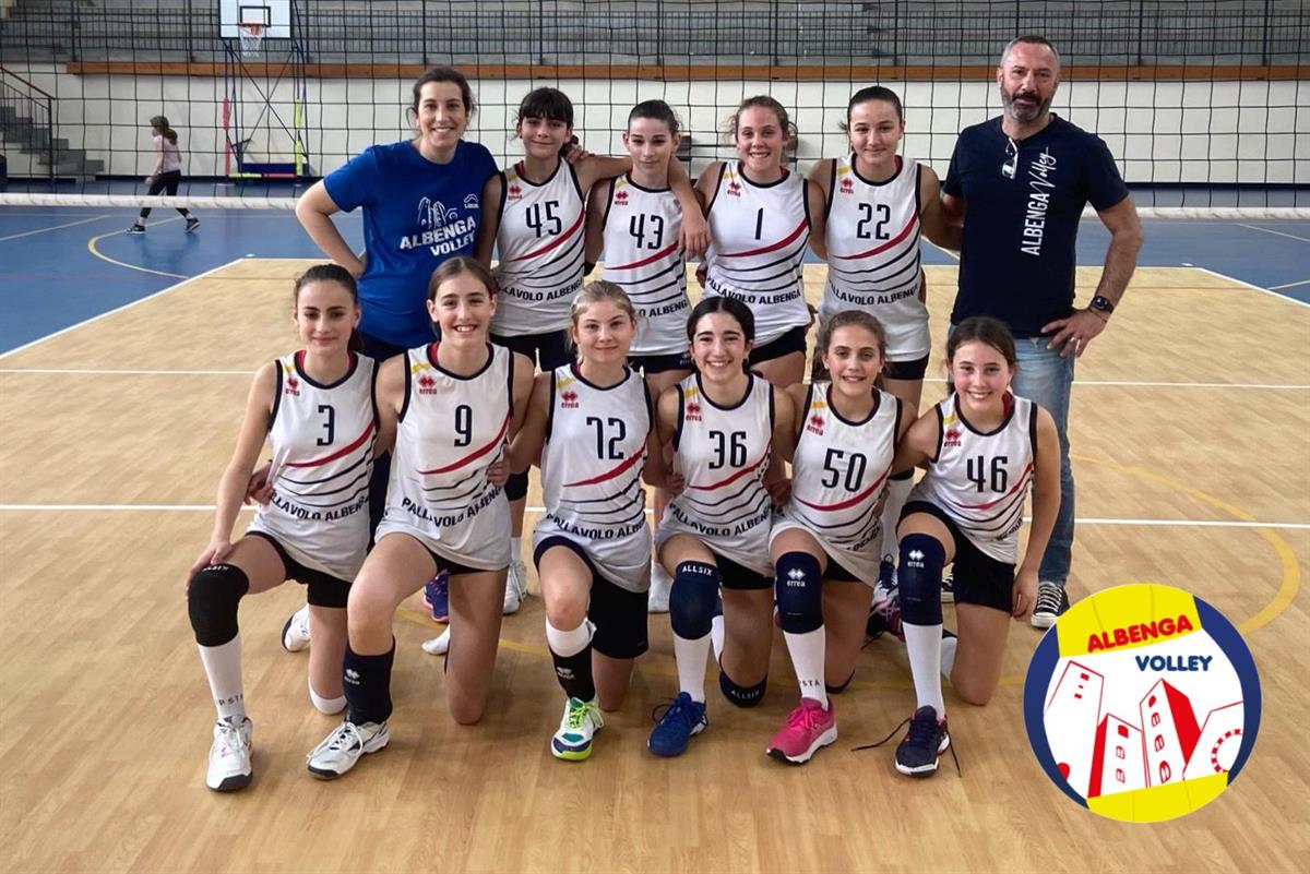 Under 13. Nuovo successo per l'Albenga Volley: 2 a 1 al Sabazia Vadogateway Blu 